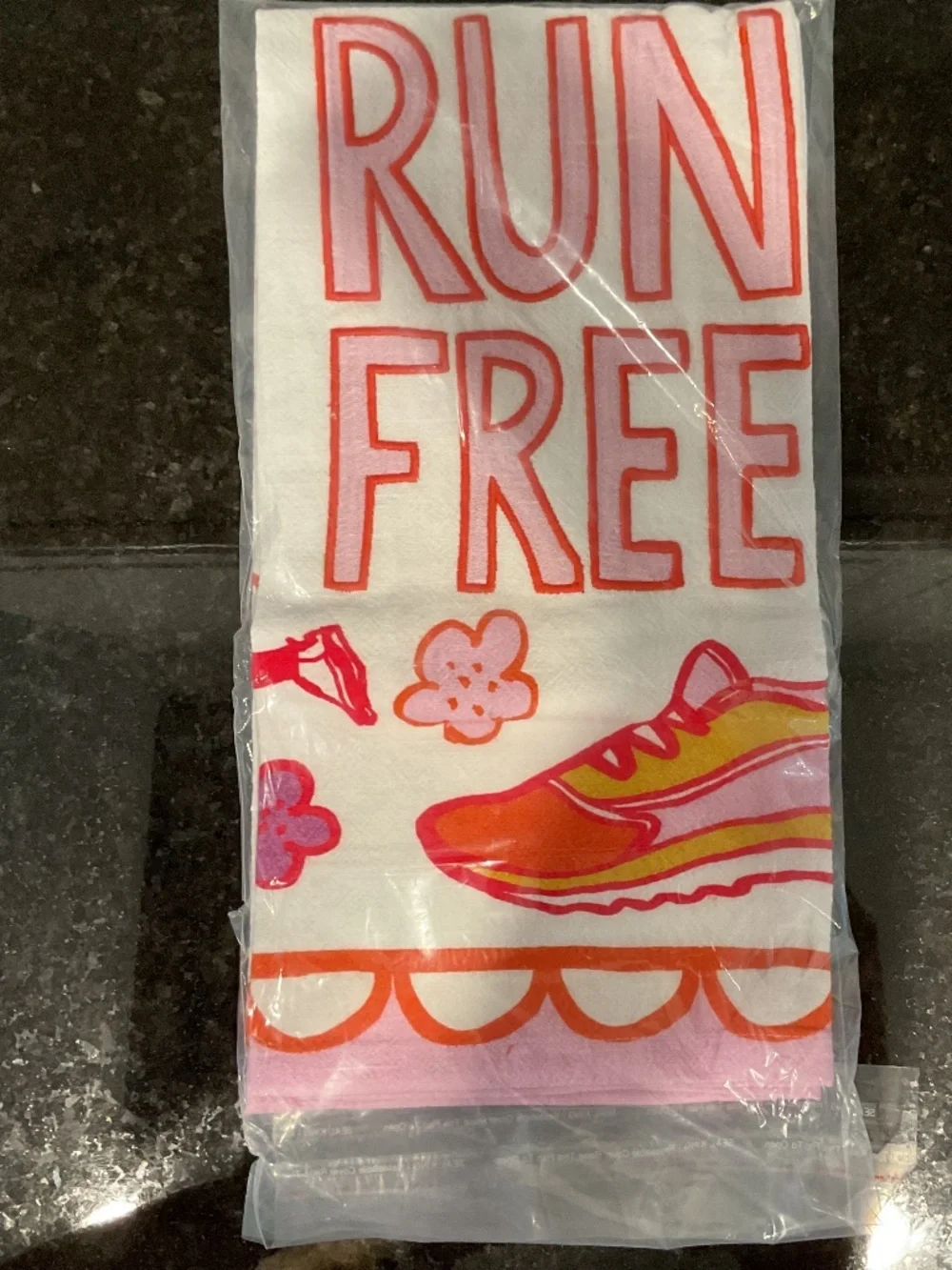 Running Free Hobby Tea Towel